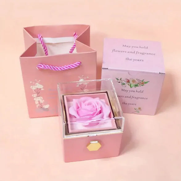 Adora Aura Eternal Rose Jewelry Box