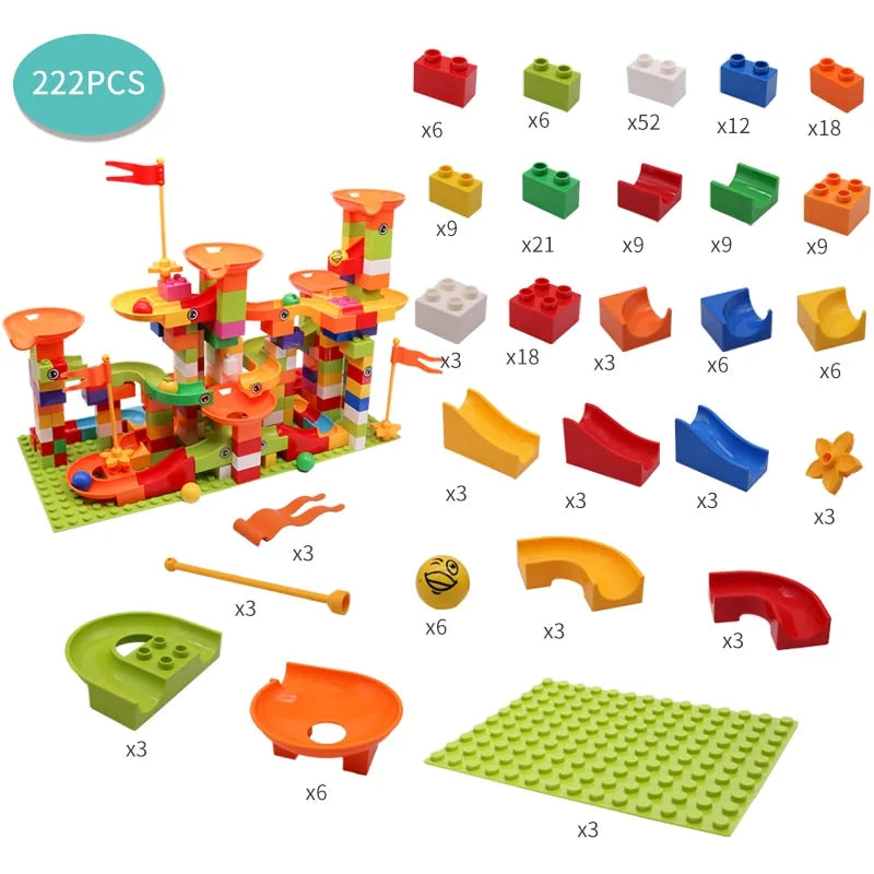 Marble Race Run Block Toys