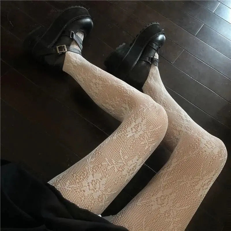 Tights in Fishnet Design