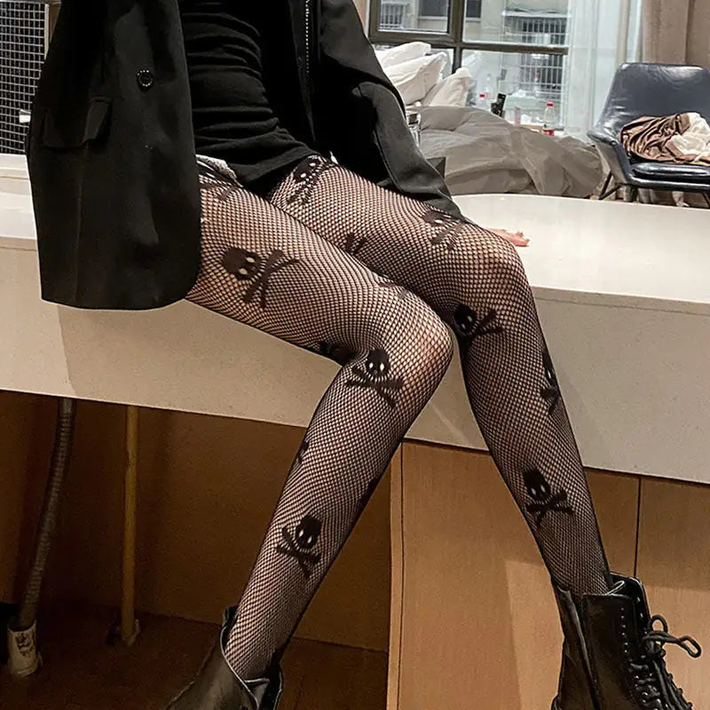 Tights in Fishnet Design