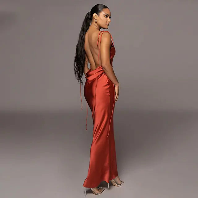 Sexy Backless Women's Party Dress