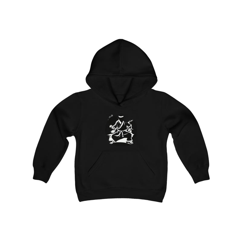 Martial Art Children Youth Heavy Blend Hooded Sweatshirt