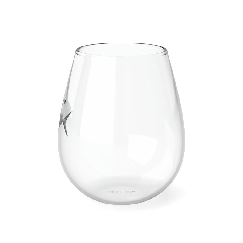 Awesome Permit Stemless Wine Glass, 11.75oz