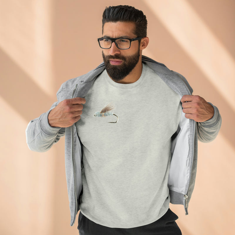 Fly Fishing Unisex Premium Crewneck Sweatshirt