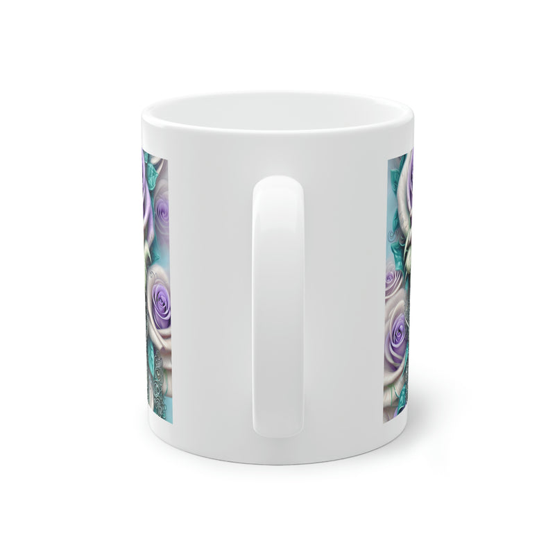 Purple Flower Mug