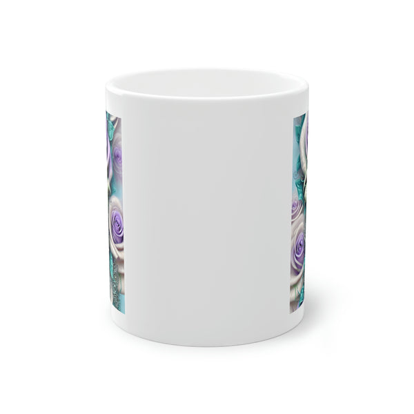 Purple Flower Mug