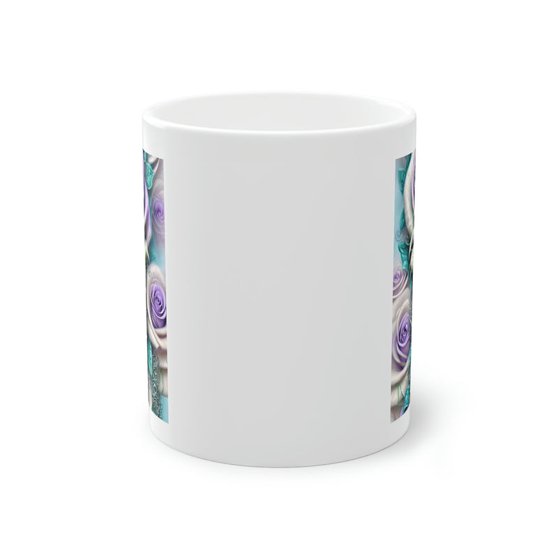 Purple Flower Mug