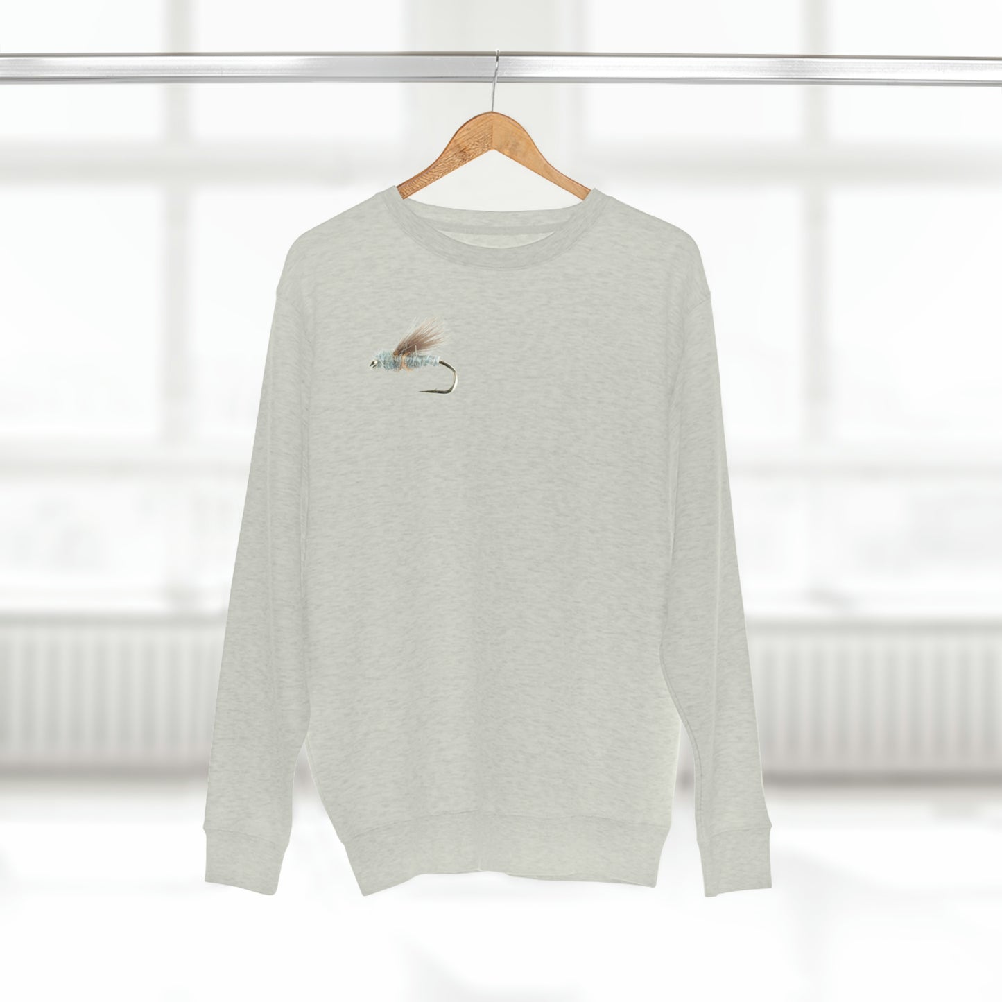 Fly Fishing Unisex Premium Crewneck Sweatshirt