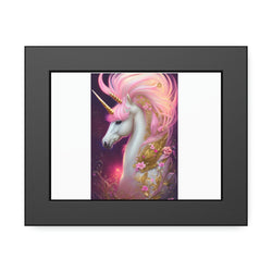 Whimsical Beautiful Valentine Kawaii Chibi White Unicorn Horse