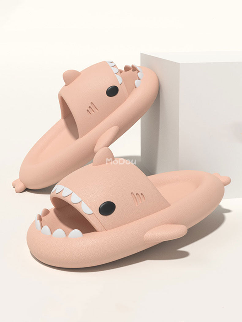 Thick Sole Shark Slippers