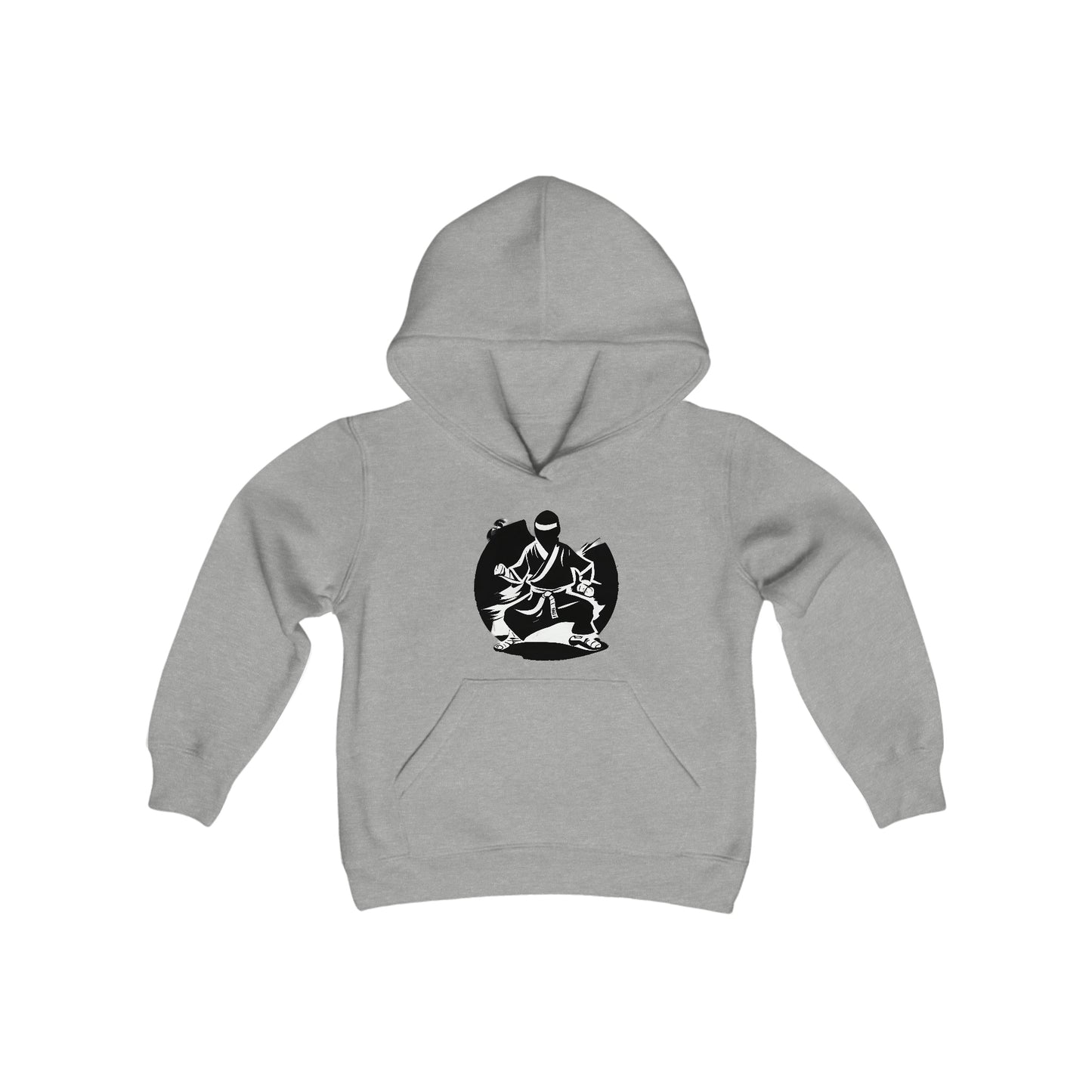 Martial Art Children Youth Heavy Blend Hooded Sweatshirt