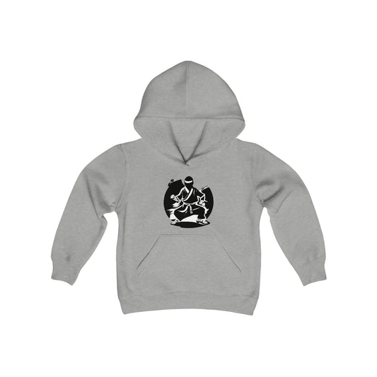 Martial Art Children Youth Heavy Blend Hooded Sweatshirt