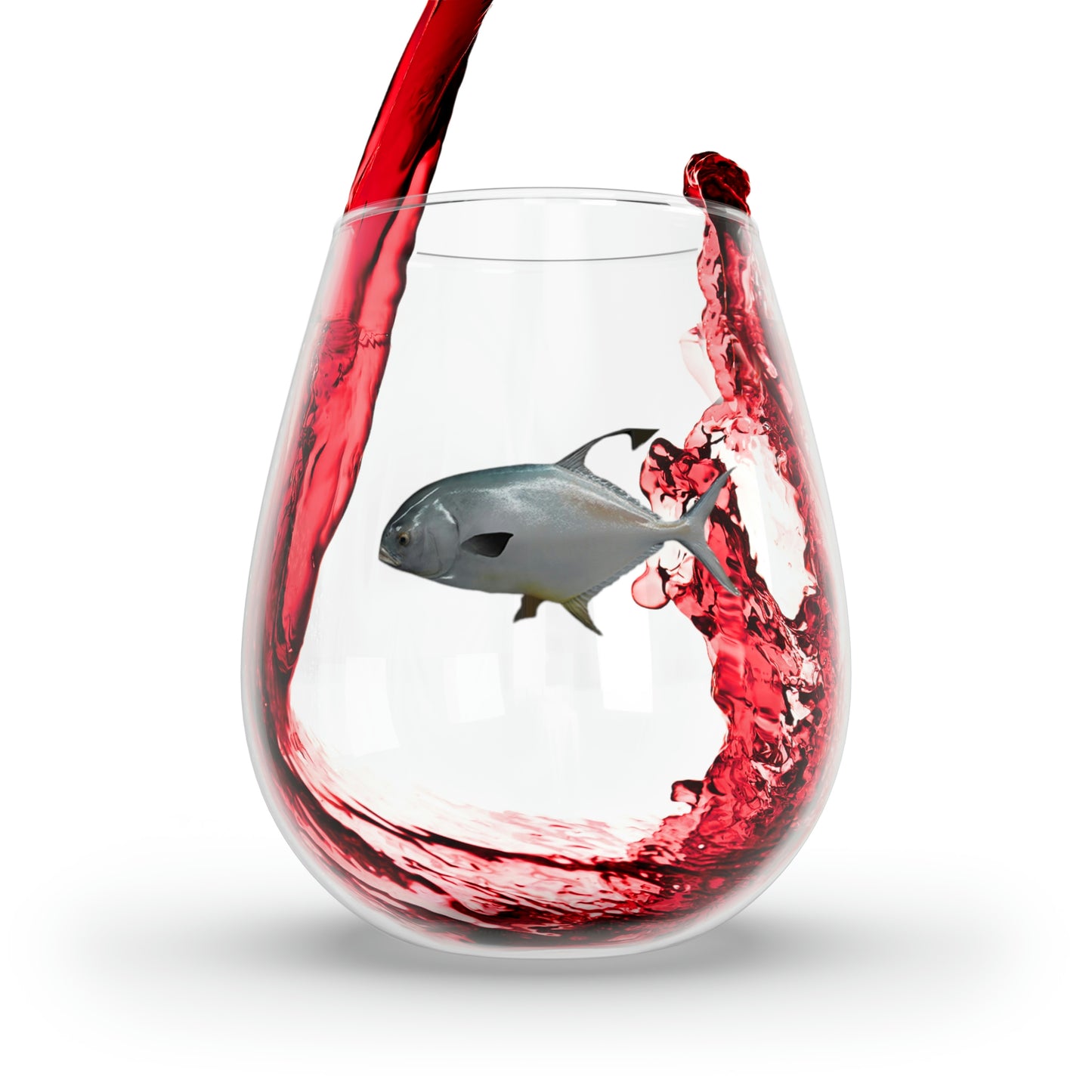 Awesome Permit Stemless Wine Glass, 11.75oz