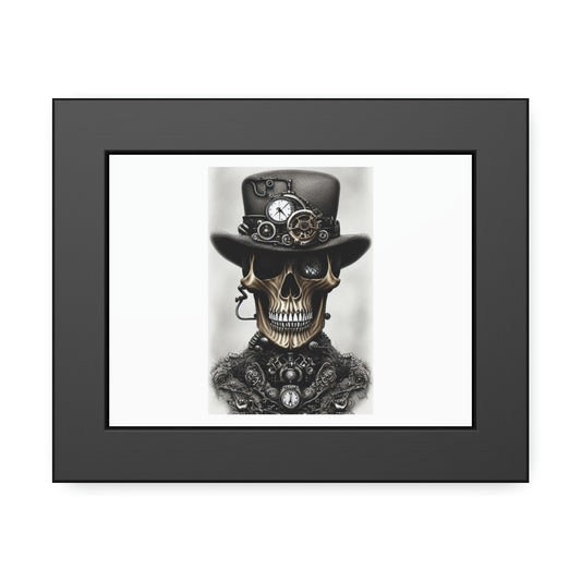 Hyper Realistic Fantasy Smoking Skull Graphic